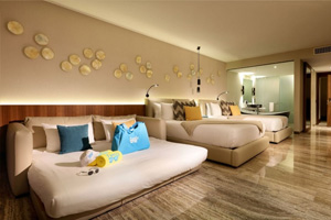 Family Selection Junior Suite Pool Access Beachside at Grand Palladium Costa Mujeres
